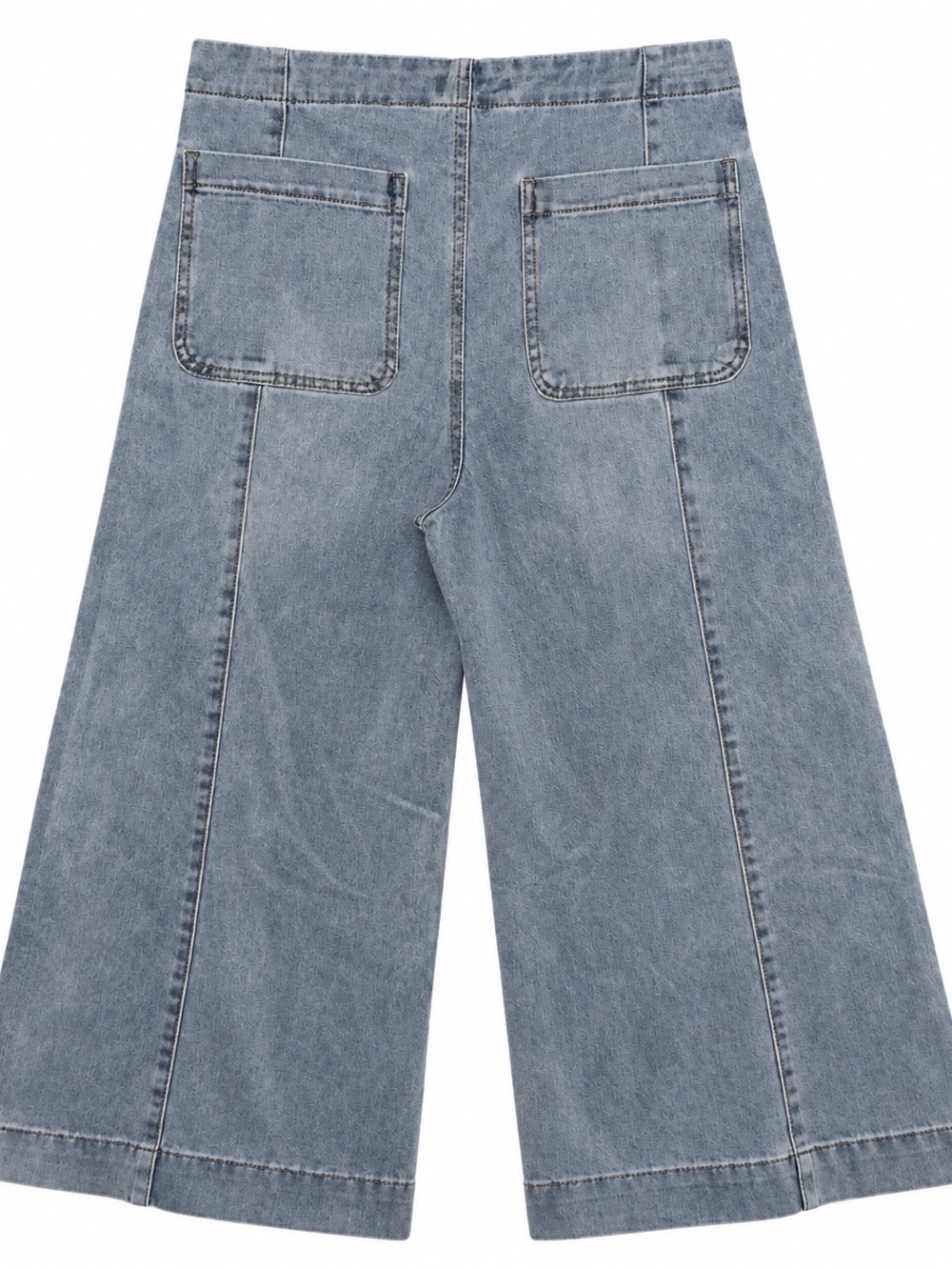 Kensie High Rise Gaucho Ankle Jeans Size 4/27 Cropped Wide Leg - Picture 3 of 11